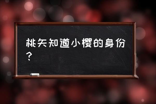 桃矢和雪兔接吻了吗 桃矢知道小樱的身份？