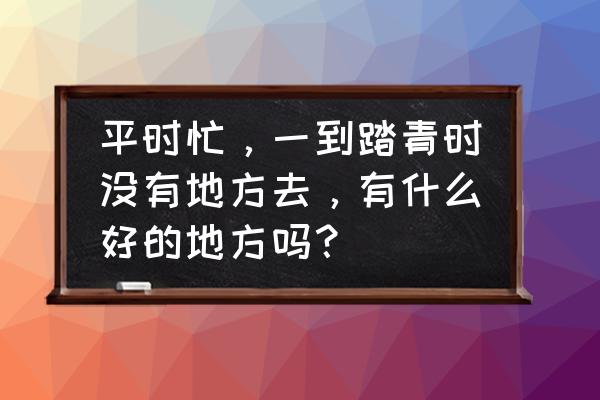 慈化鸡的做法及配方 平时忙，一到踏青时没有地方去，有什么好的地方吗？