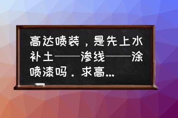 高达白色怎么喷漆 高达喷装，是先上水补土——渗线——涂喷漆吗。求高达的上色顺序？