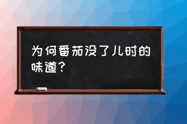 西红柿黄化掉果是什么原因 为何番茄没了儿时的味道？