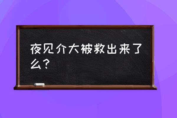 四叶草剧场团长等级怎么提升快 夜见介大被救出来了么？