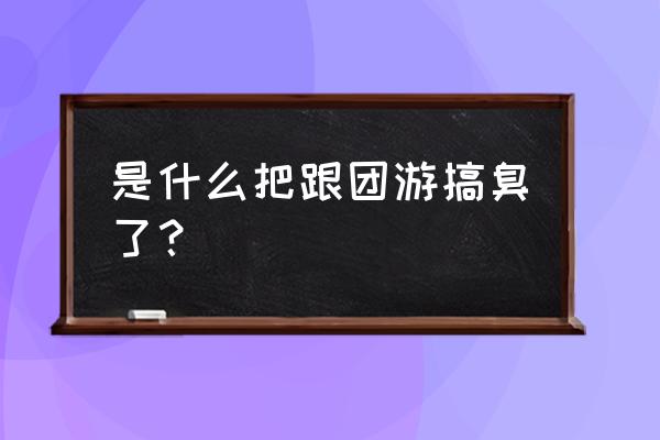 链景旅游app 是什么把跟团游搞臭了？